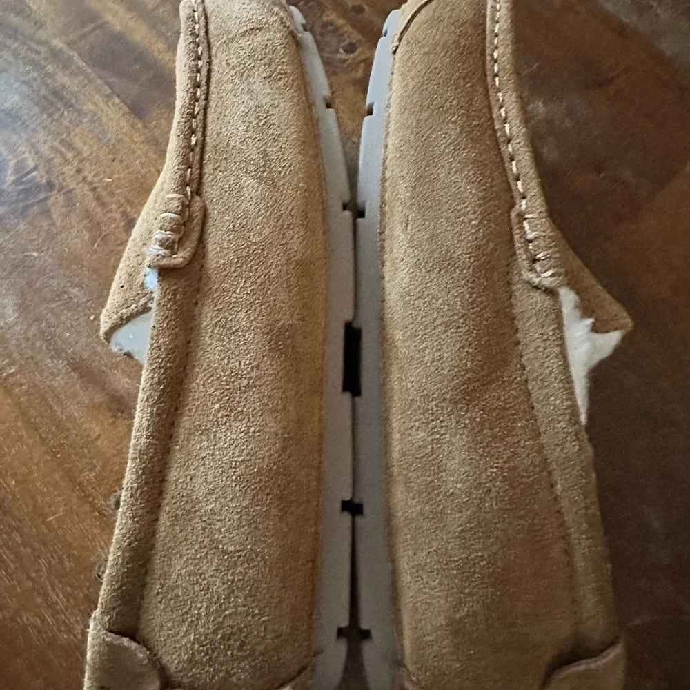 Kookaburra‎ by UGG Tipton tan suede Sherpa lined slippers men’s size 8 NWOB